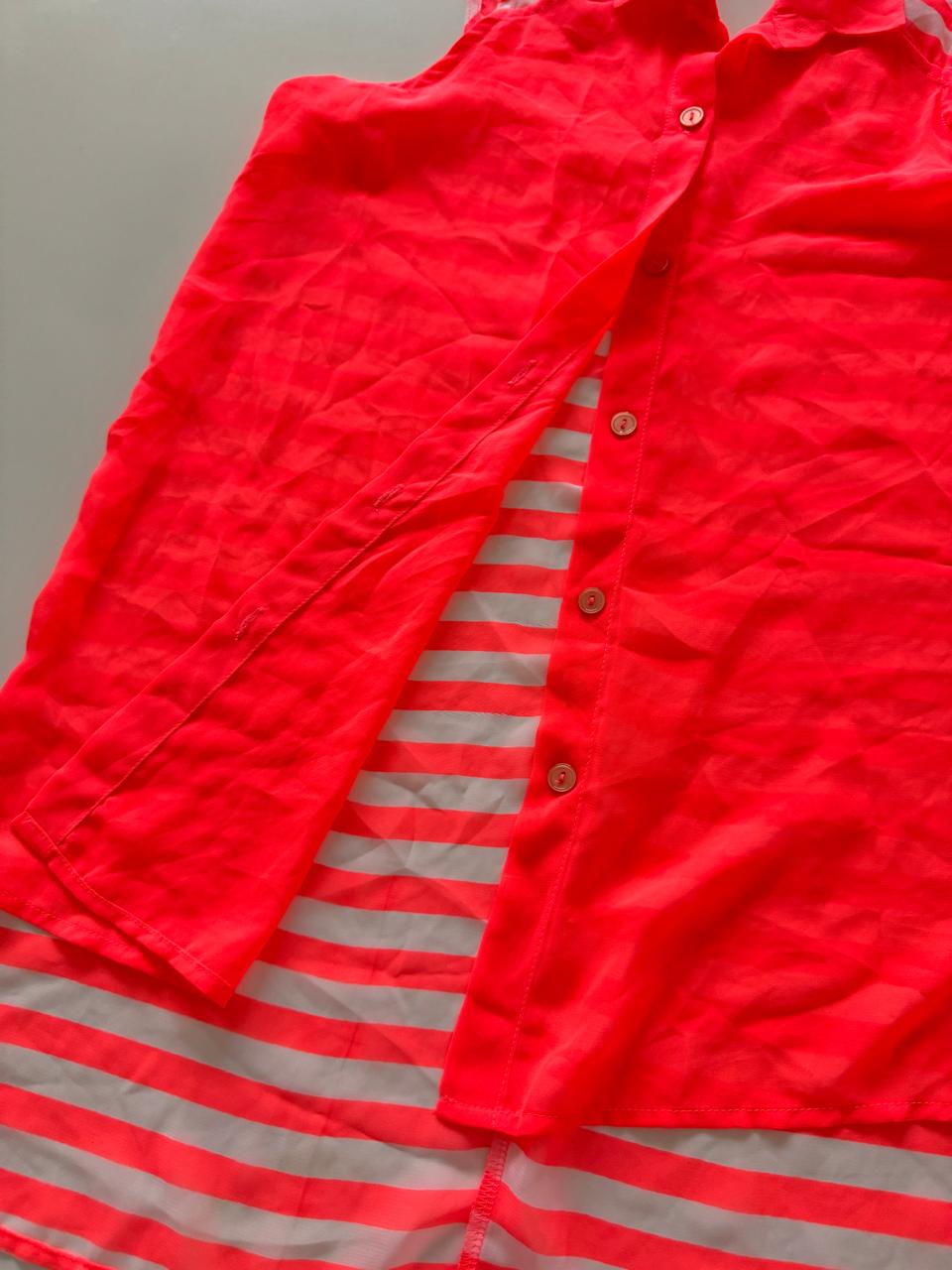 Camisa ligera fosforescente, Talla XS, Mujer