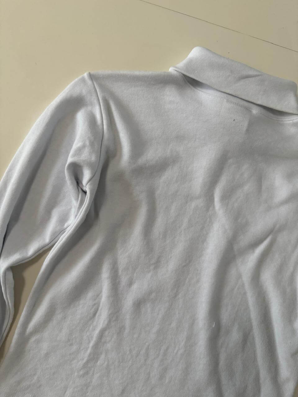 Cuello de tortuga blanco, Talla 10 años, Niña