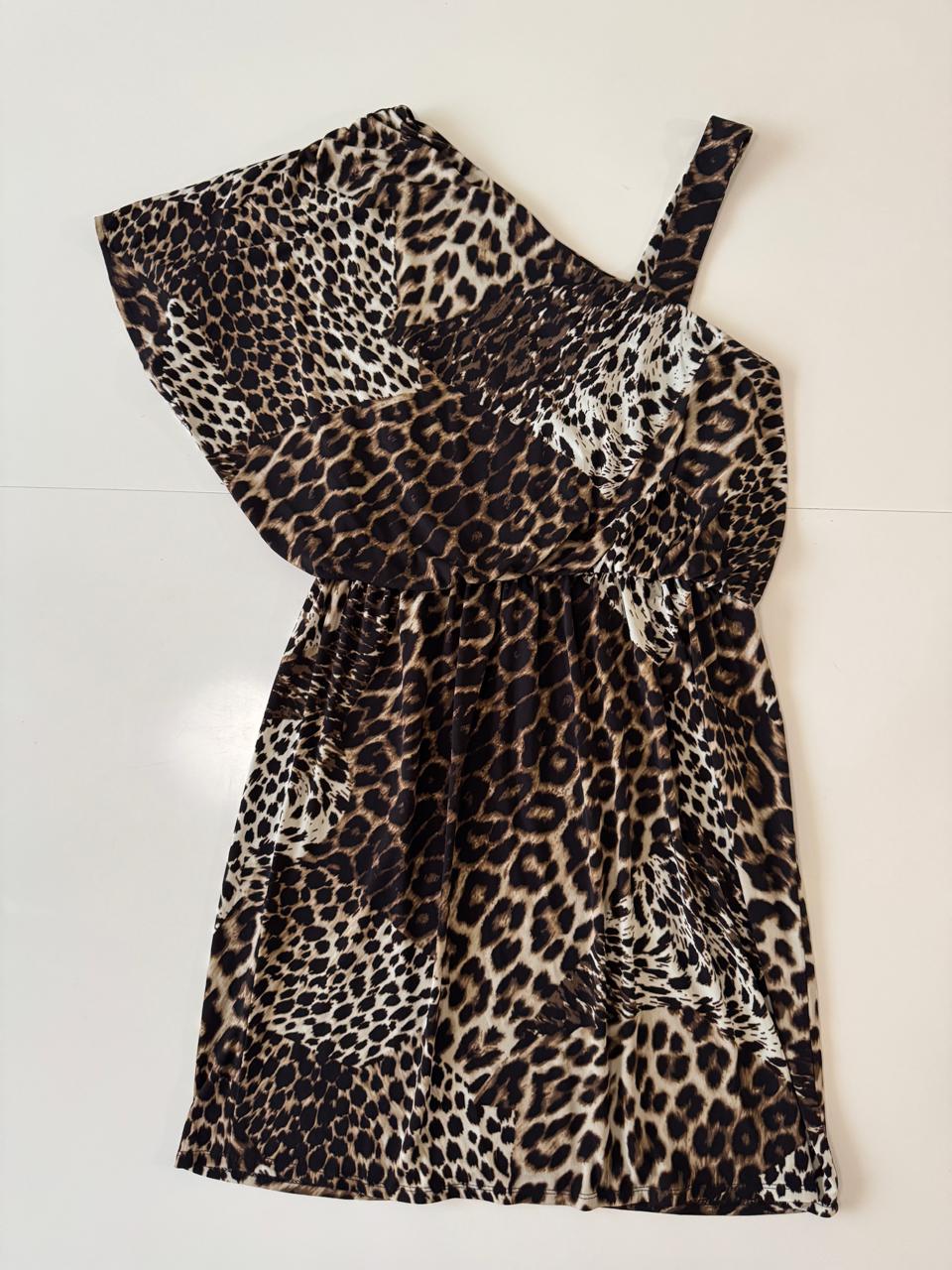 Vestido de animal print, Talla S, Mujer, Laundry by Design