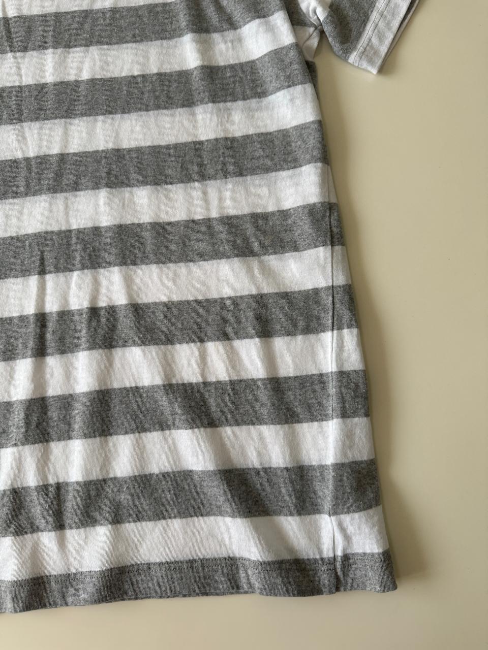 Playera de punto a rayas, Talla M, Hombre