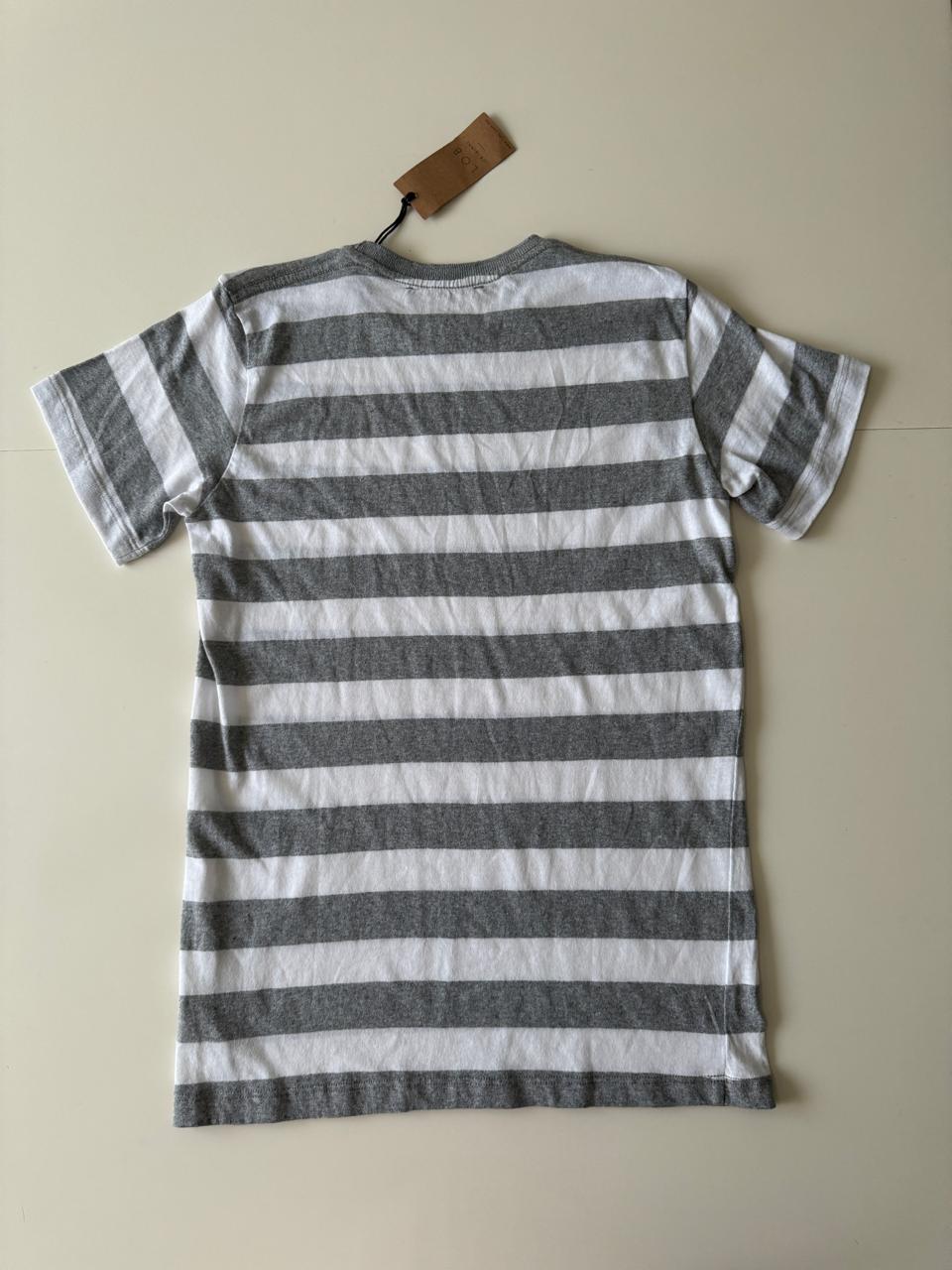 Playera de punto a rayas, Talla M, Hombre