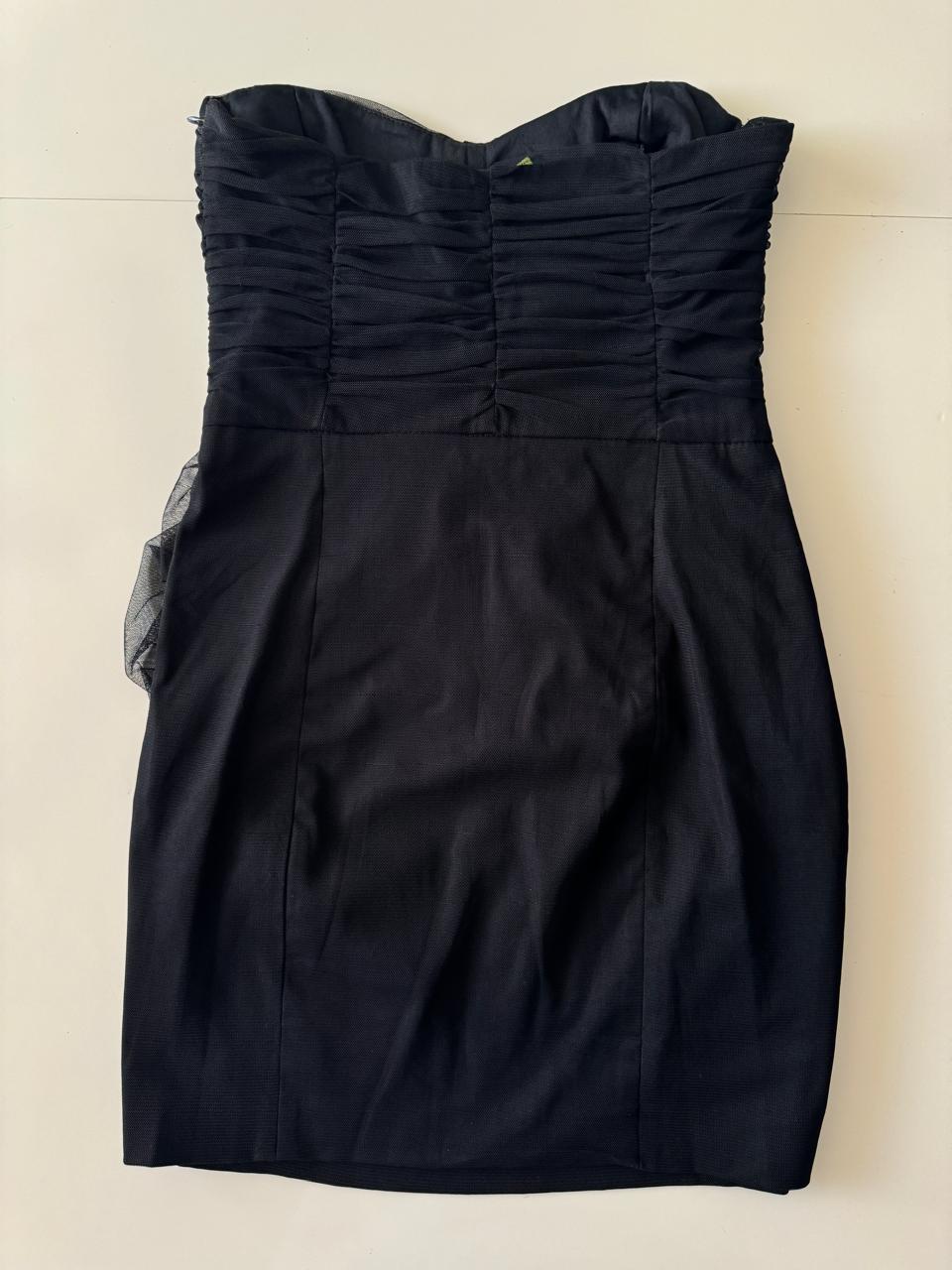 Vestido de tul negro, Talla M, 28, Mujer