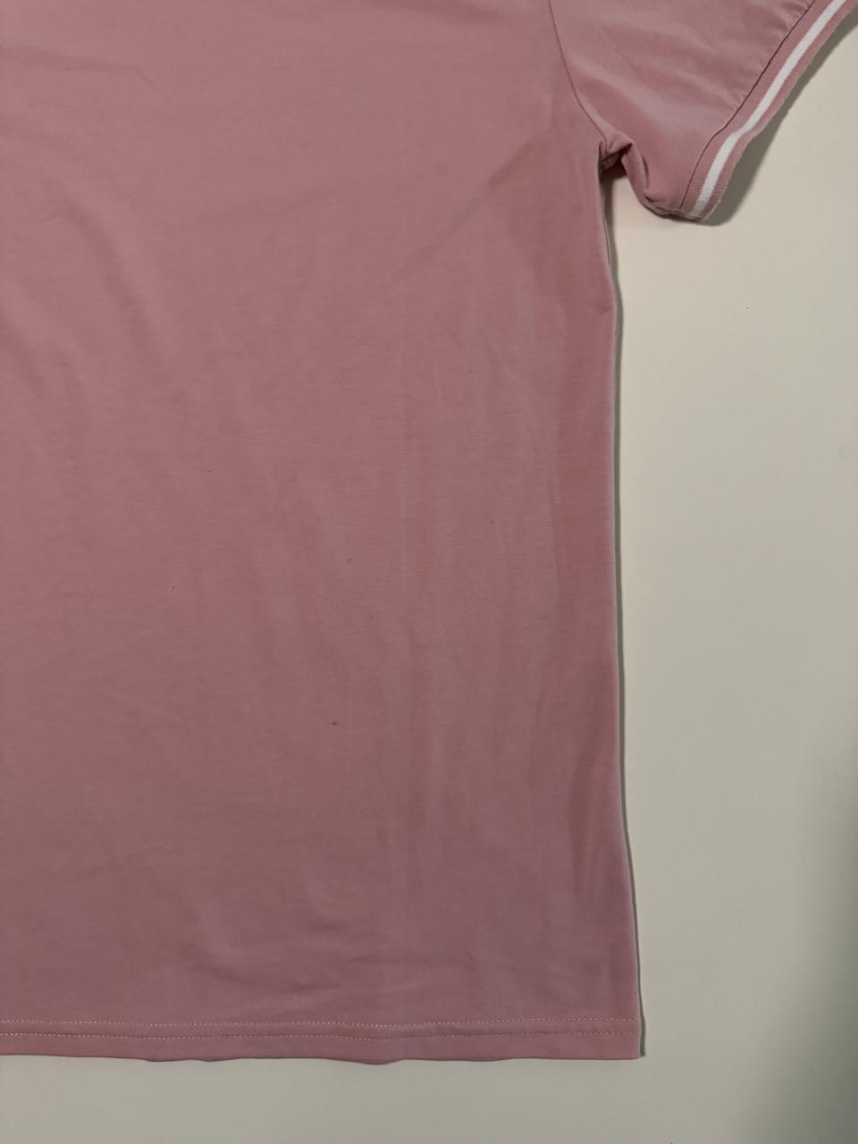 Playera cuello V decorada, Talla M, Slim Fit, Hombre
