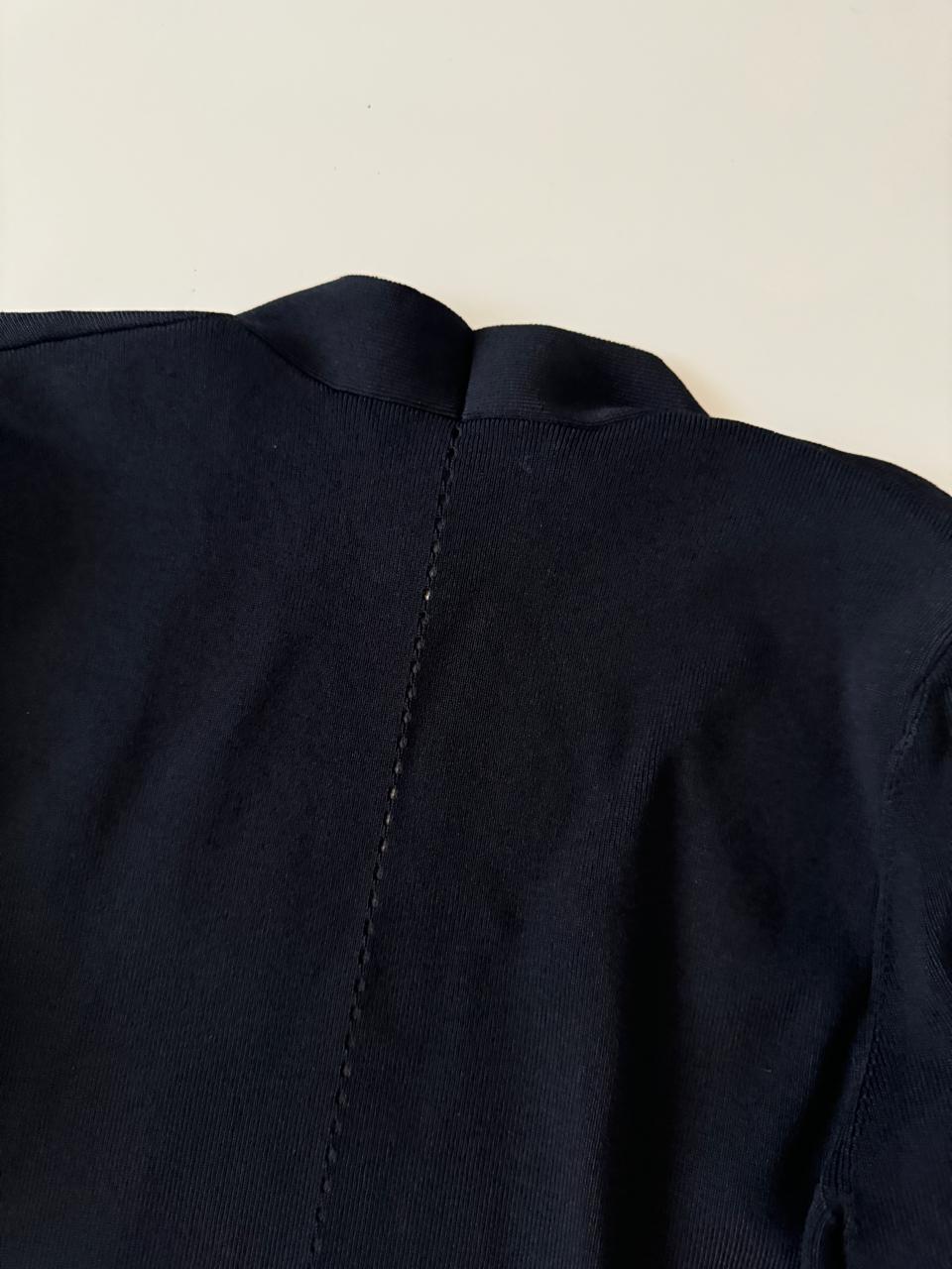 Cardigan negro de punto, Talla M, Mujer