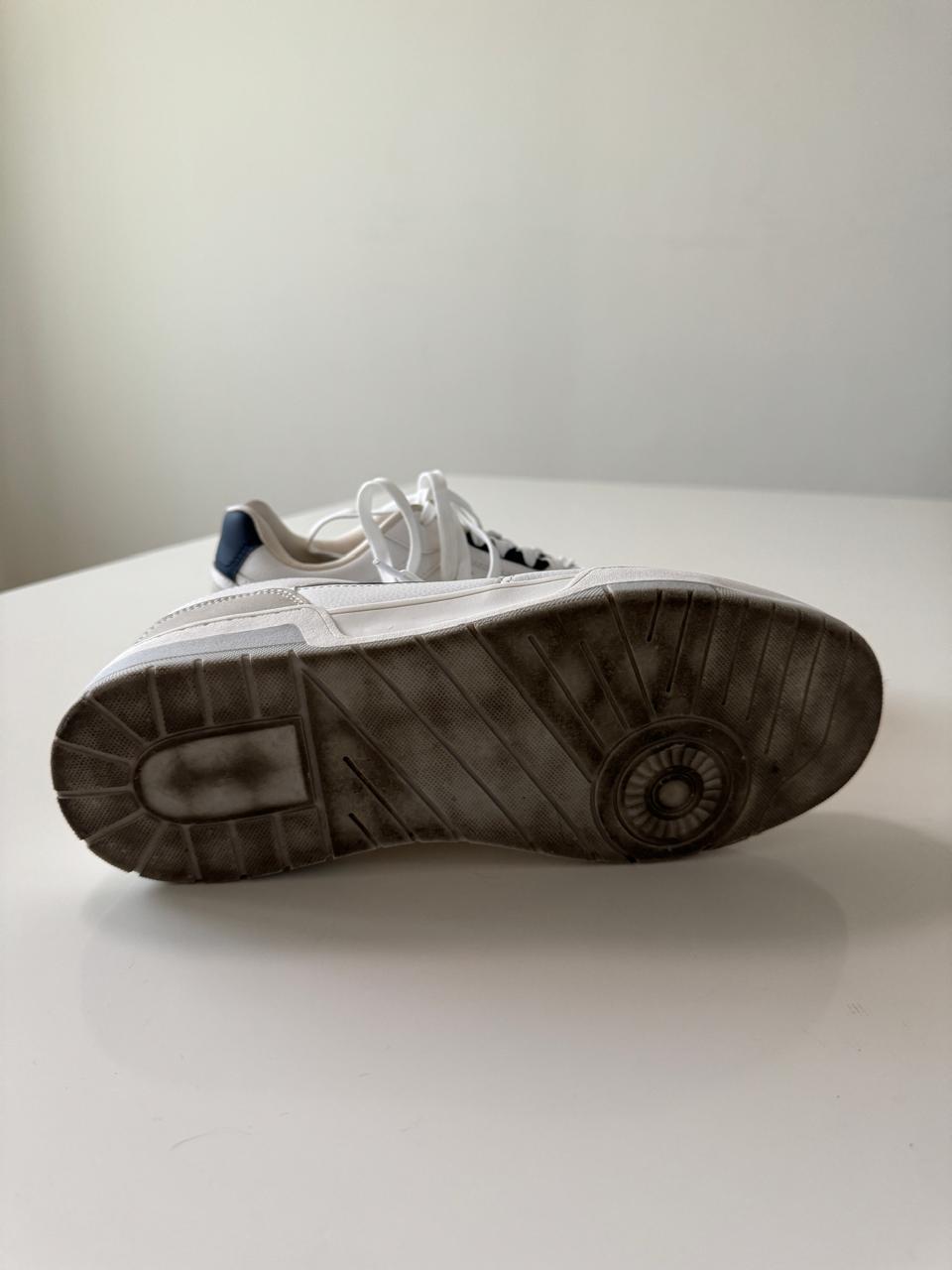 Tenis blancos, Talla 27.5 Mx, 43 Eu, Hombre