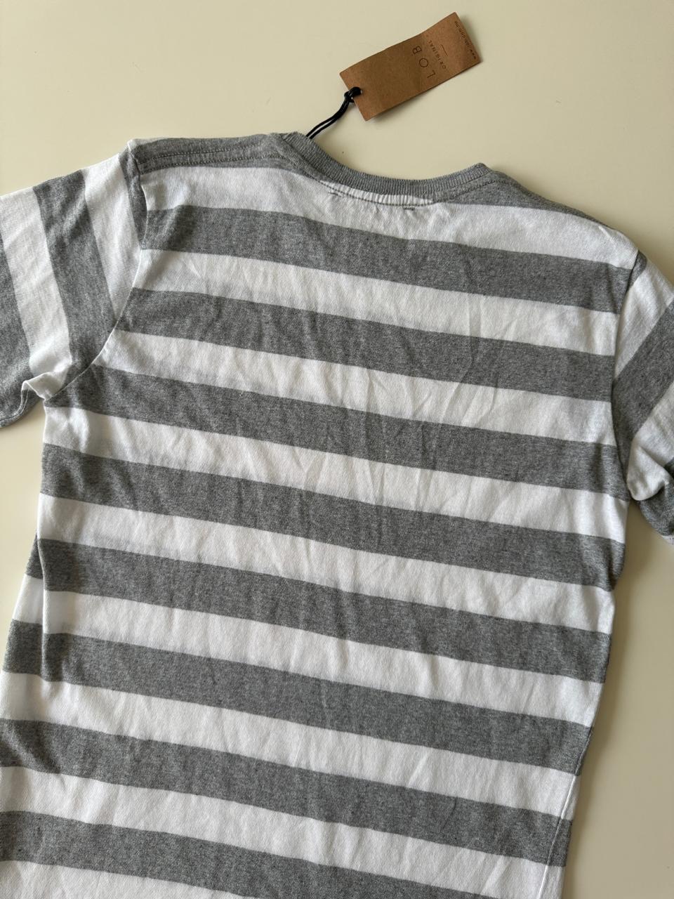 Playera de punto a rayas, Talla M, Hombre