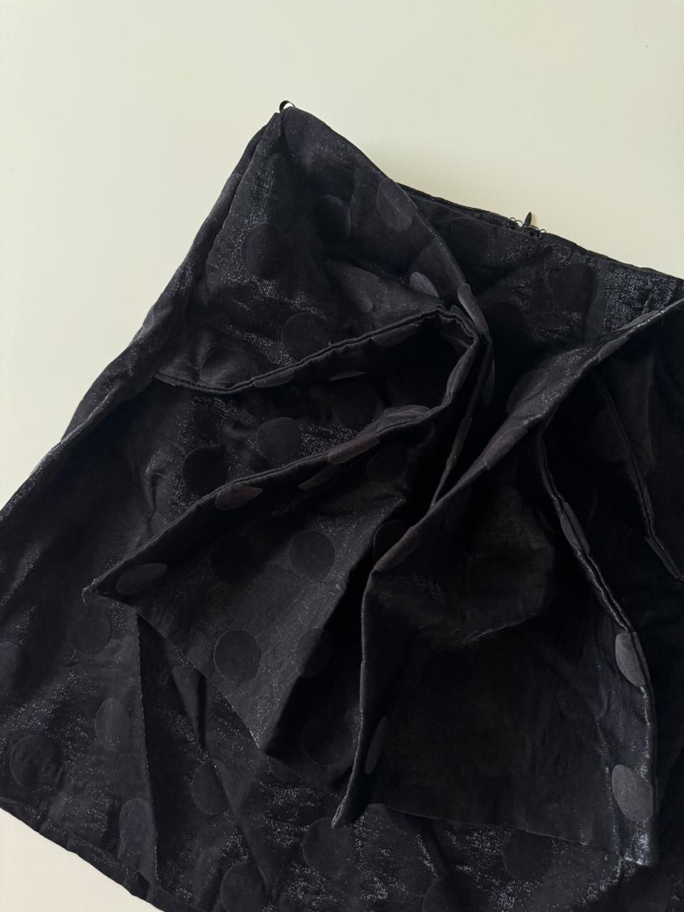 Falda con lunares, Talla Xs, S, Mujer