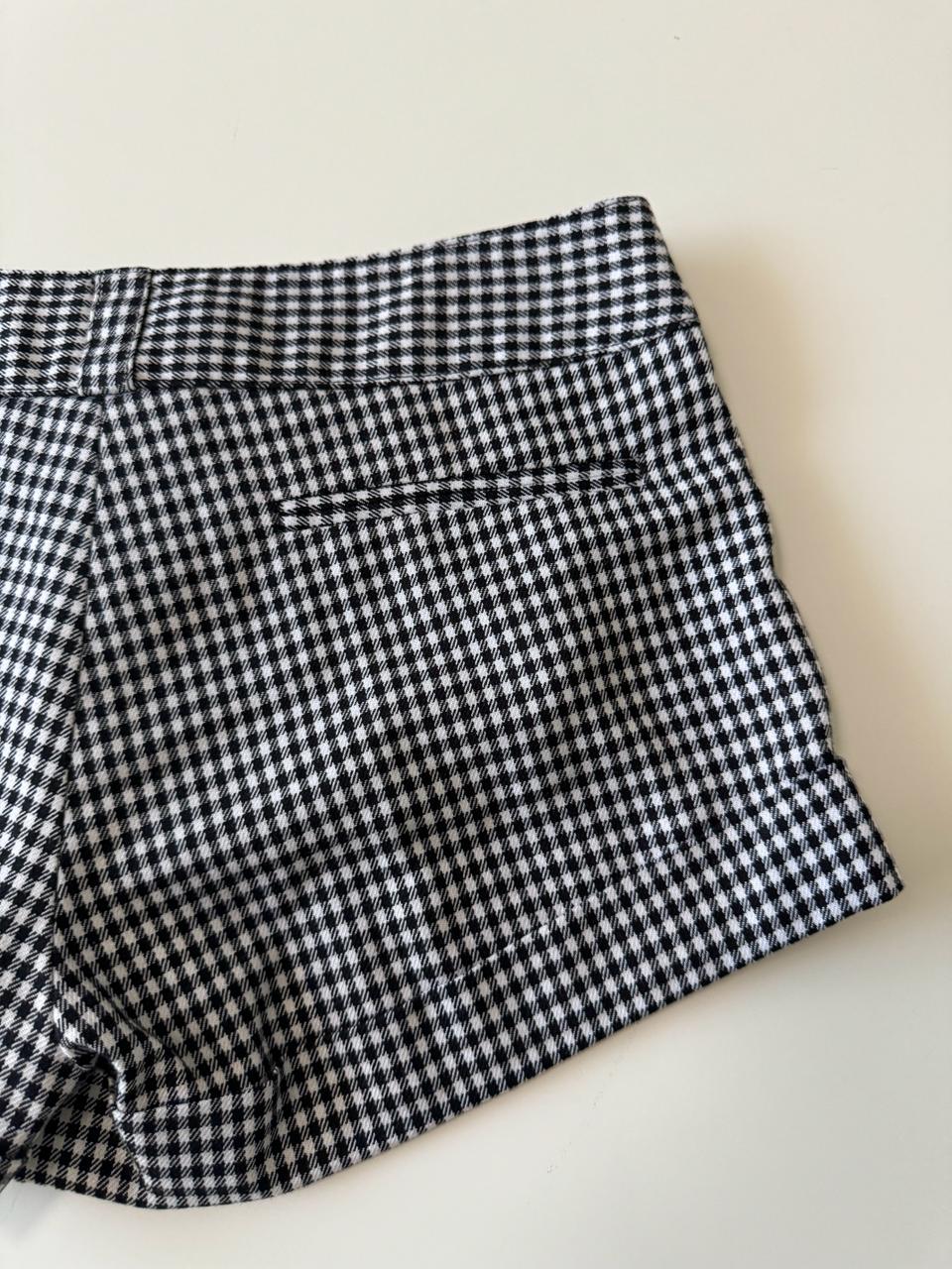 Mini shorts corte vestir, Talla 26, S, Mujer