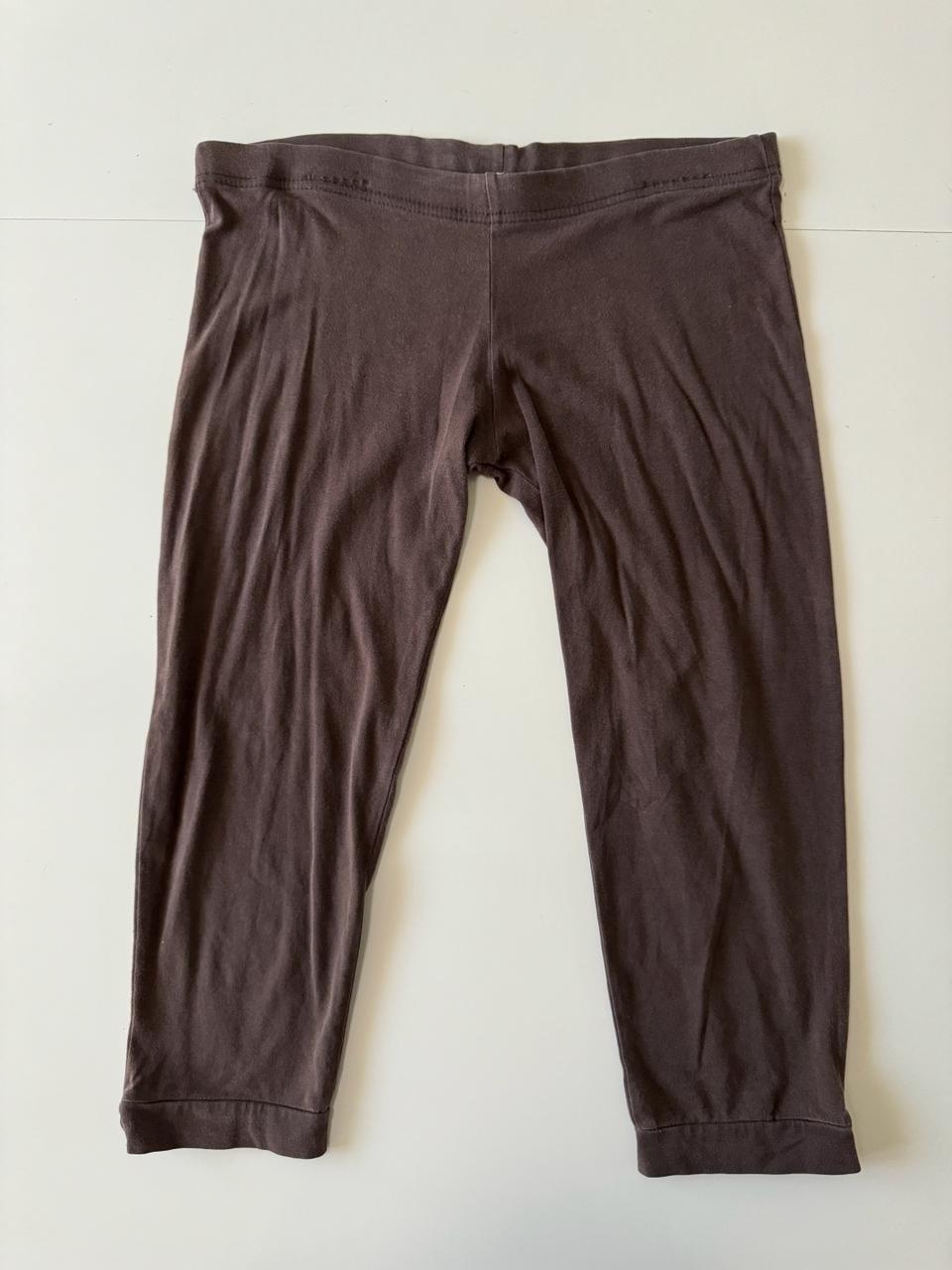 Leggins capris cafe, Talla M, Mujer