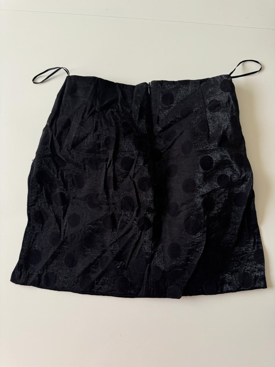 Falda con lunares, Talla Xs, S, Mujer