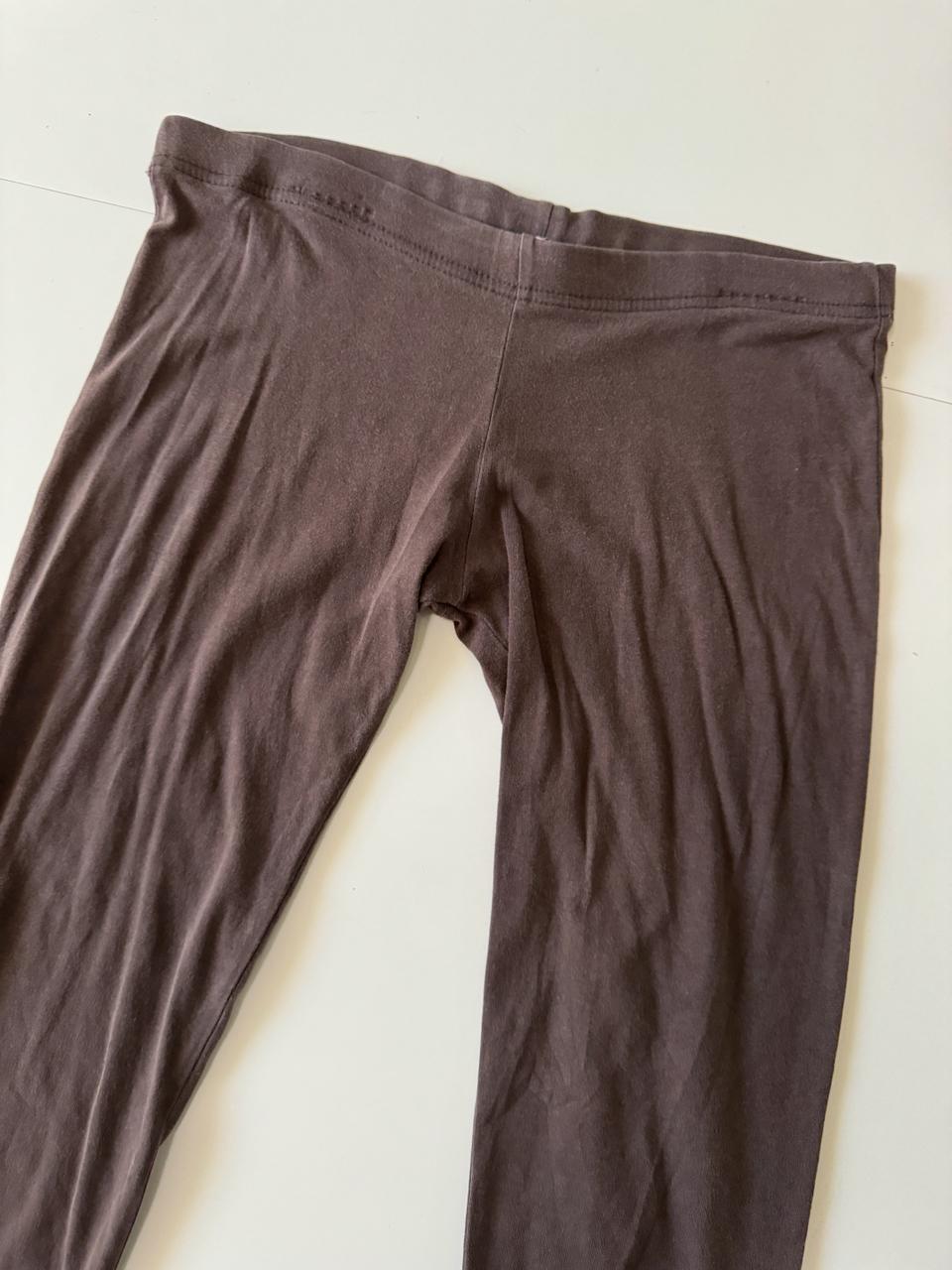 Leggins capris cafe, Talla M, Mujer