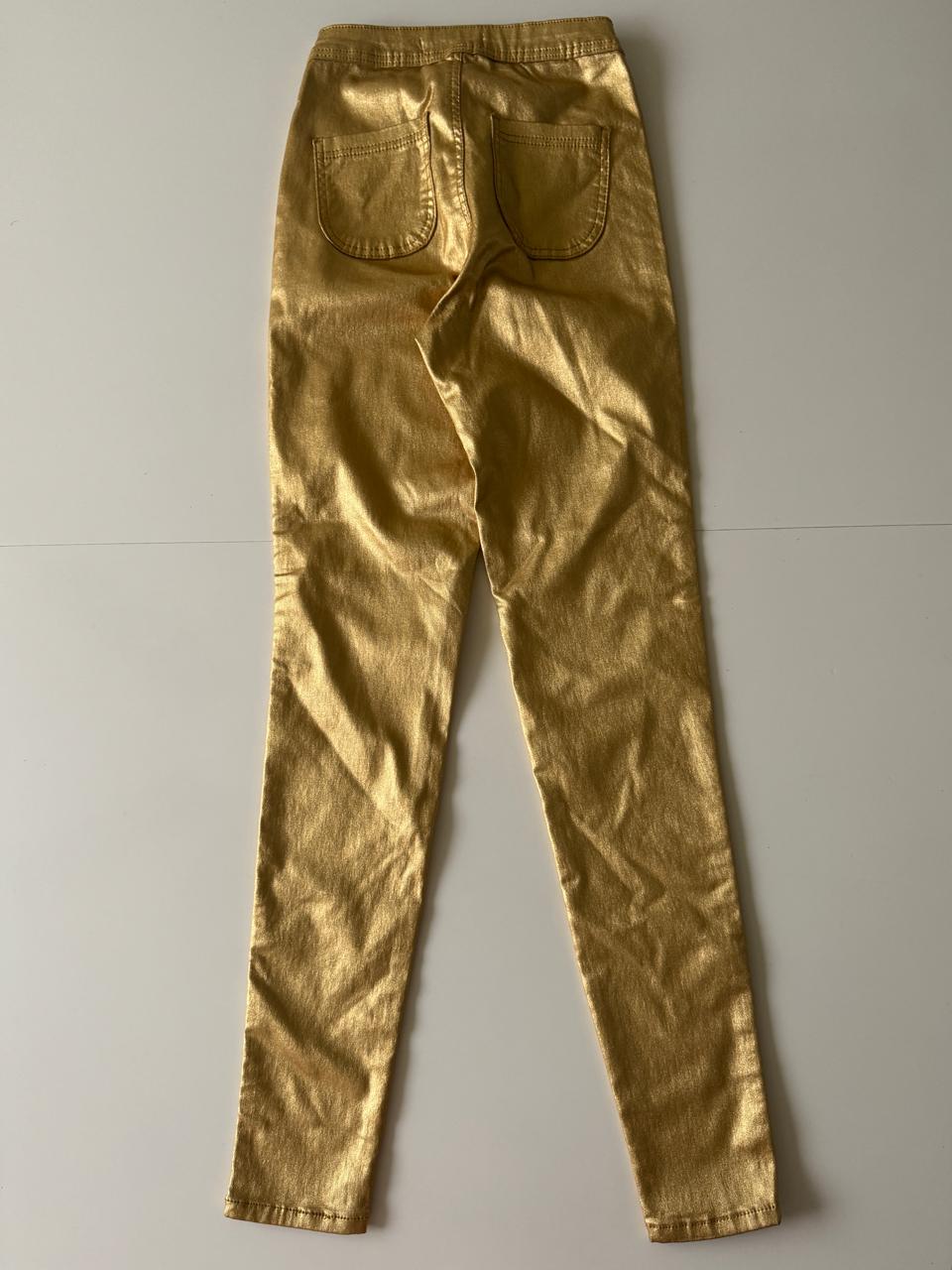 Skinny dorados, Talla S, Mujer