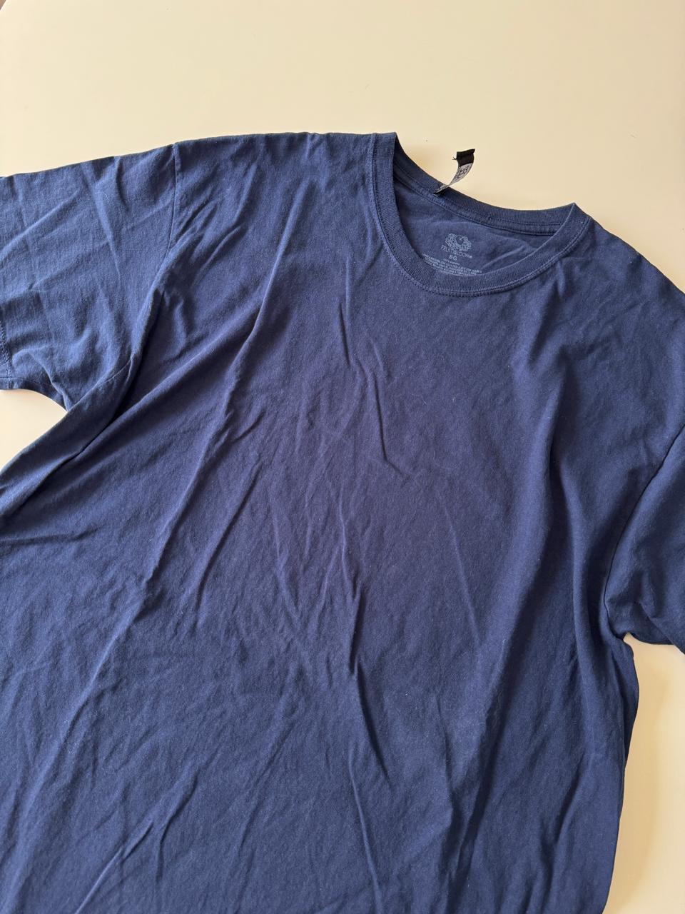 Playera basica azul marino, Talla XL, Hombre