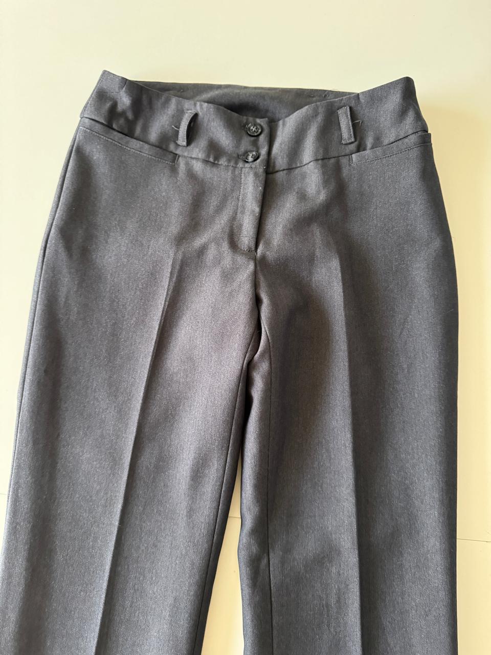 Pantalones grises de vestir, Talla 26, S, Mujer