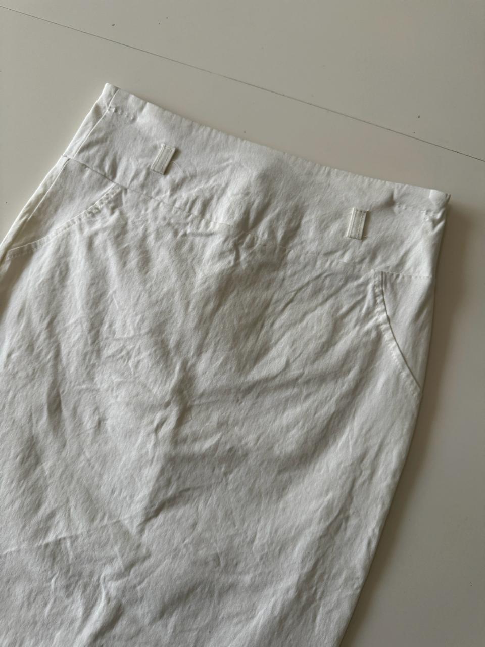 Falda blanca, Talla XS, Mujer