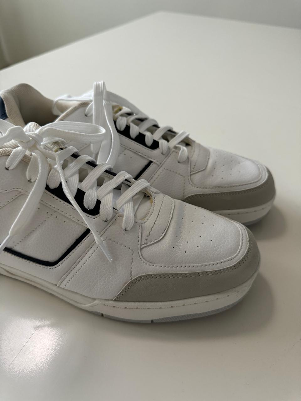 Tenis blancos, Talla 27.5 Mx, 43 Eu, Hombre