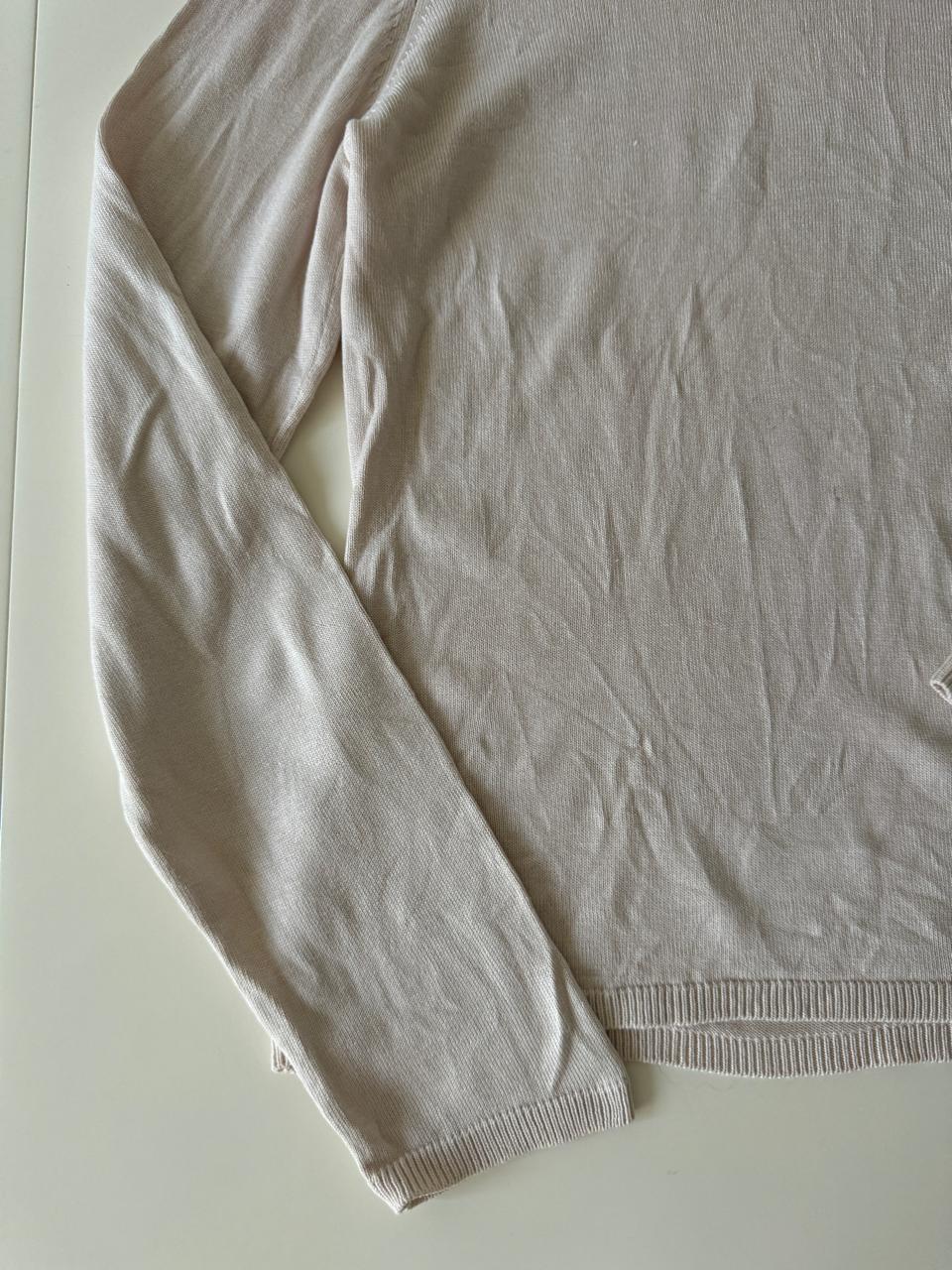 Cardigan beige, Talla M, Mujer