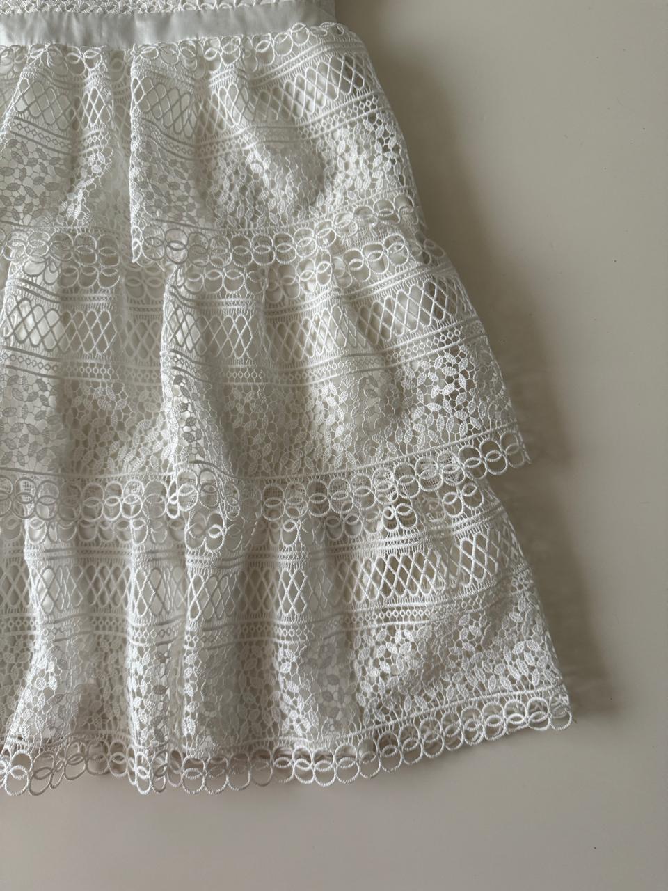 Vestido blanco, Talla 6, S, Mujer