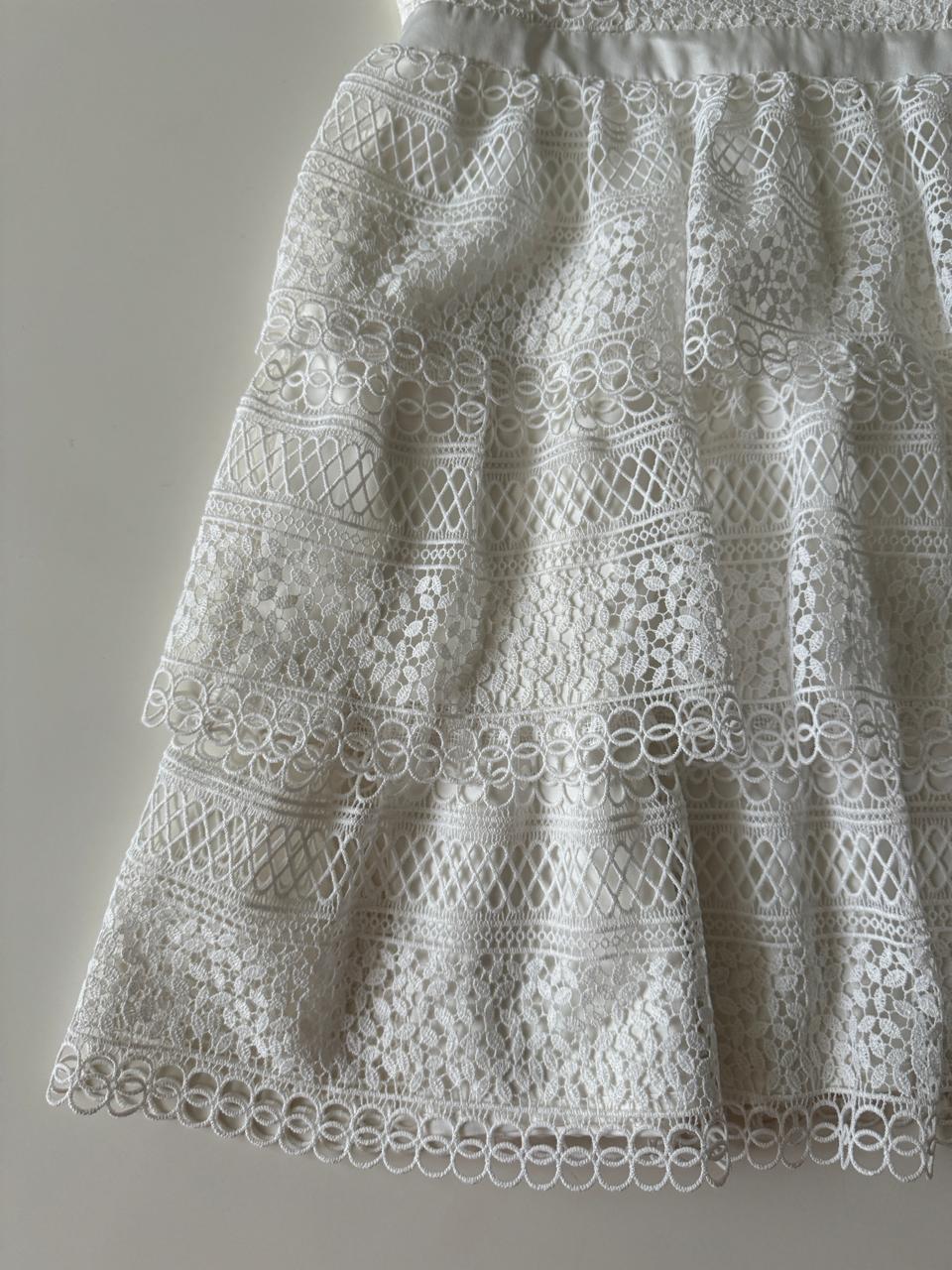 Vestido blanco, Talla 6, S, Mujer