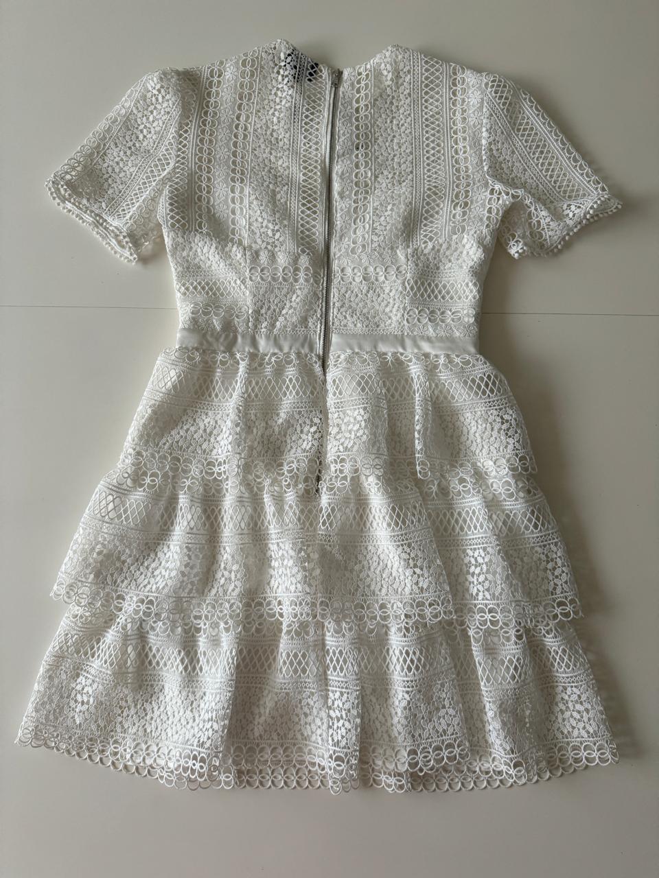 Vestido blanco, Talla 6, S, Mujer