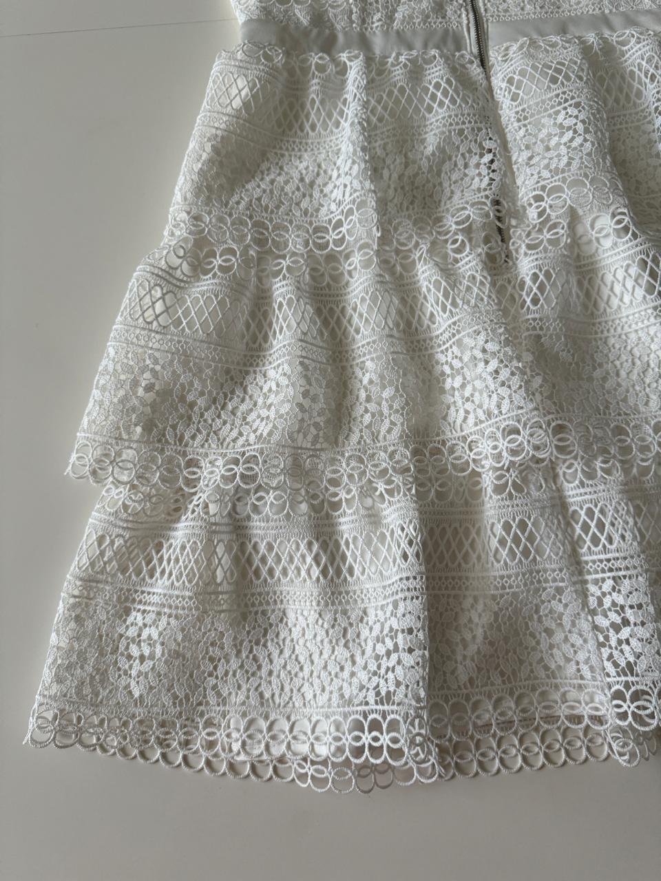 Vestido blanco, Talla 6, S, Mujer