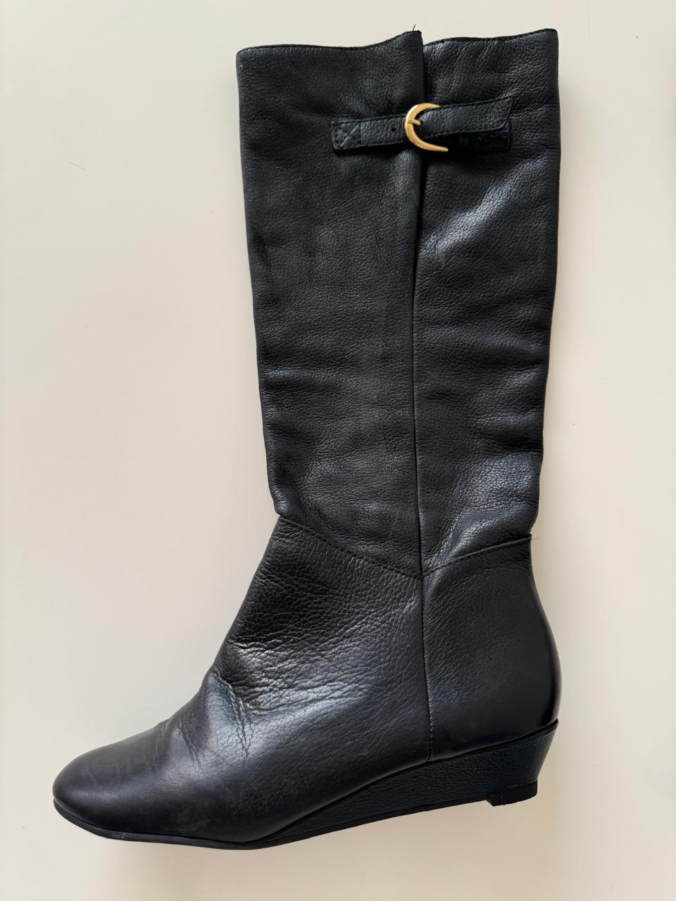 Botas de piel 80teras, Talla 7.5 Usa, 4.5Mx, Mujer