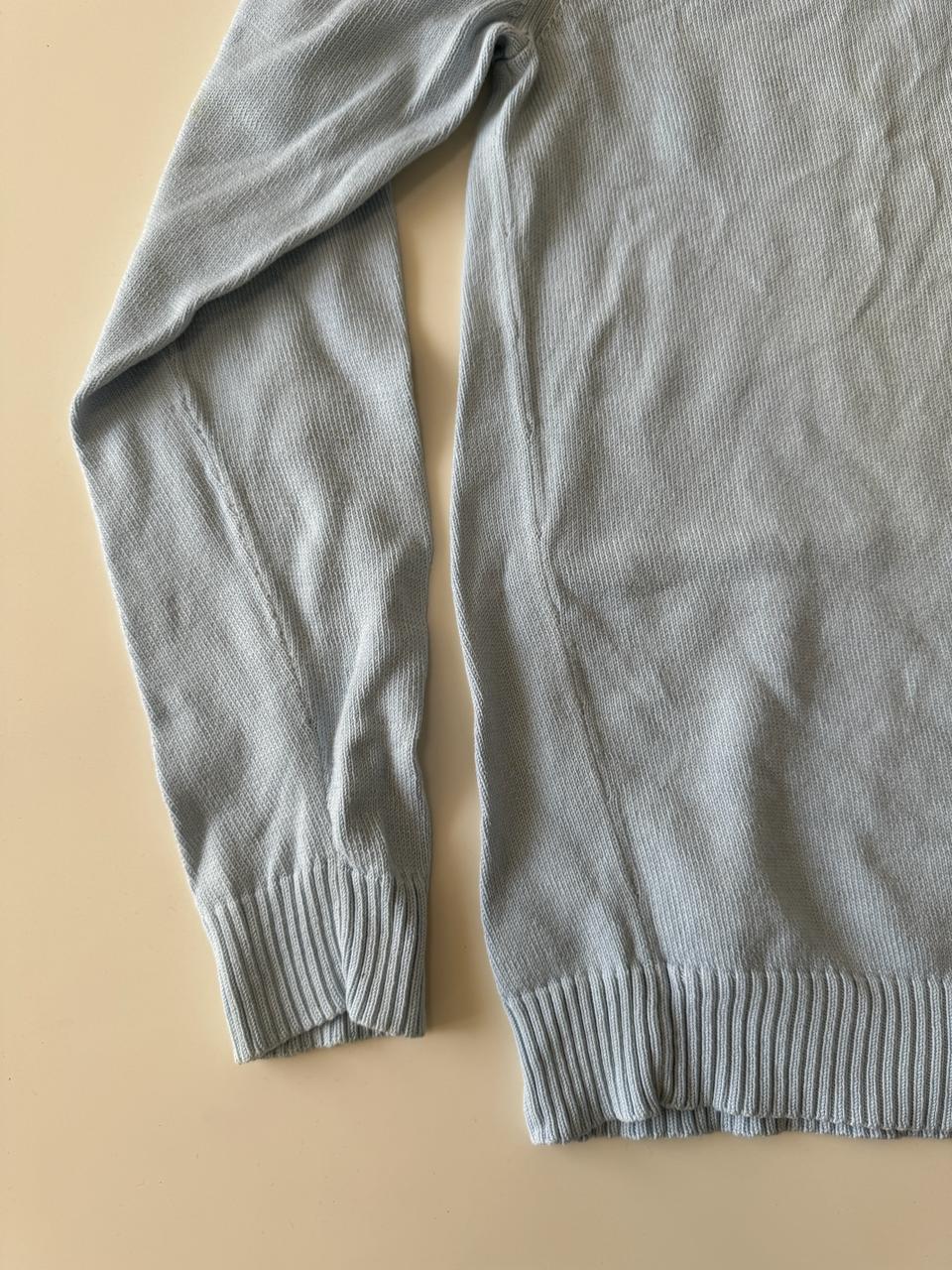 Cardigan celeste, Talla S, Mujer