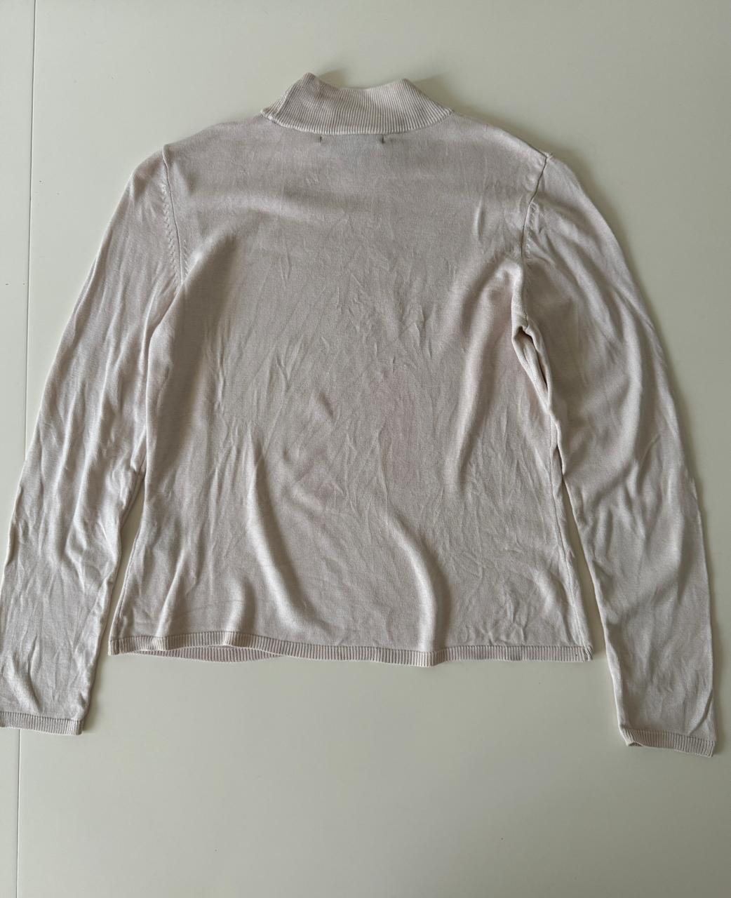 Cardigan beige, Talla M, Mujer