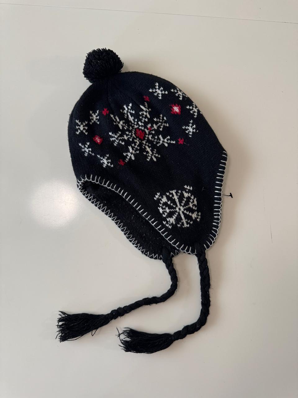 Gorro invernal negro, Niño, Niña