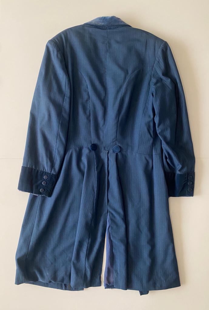 RENTA Abrigo azul de epoca, Talla L-XL, Hombre