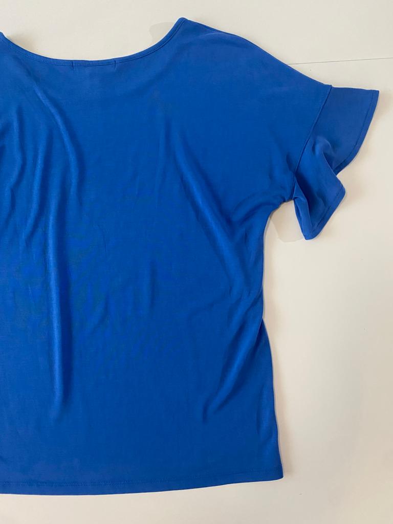 Playera celeste, Talla XS, Mujer