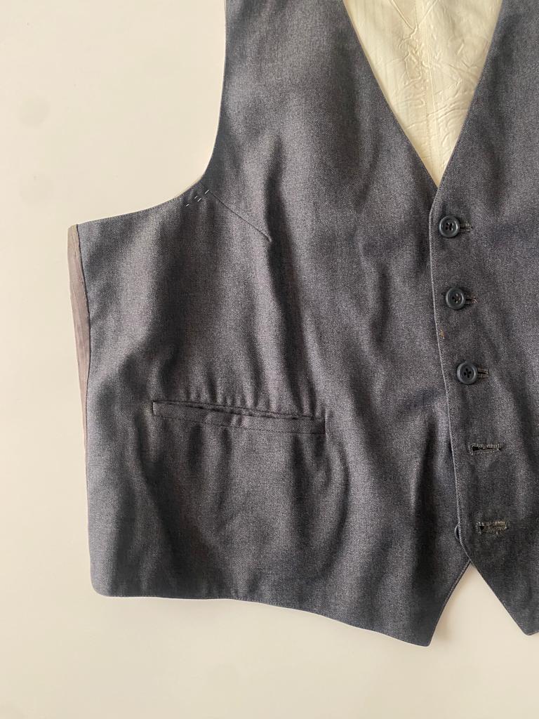 Solo RENTA Chaleco gris, Talla M/L, Hombre