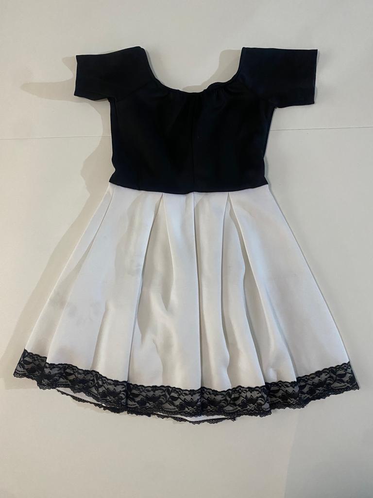 Vestido bicolor, Talla 14 años, Niña
