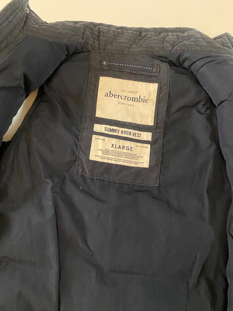 Chaleco acolchado negro, Talla L, Hombre