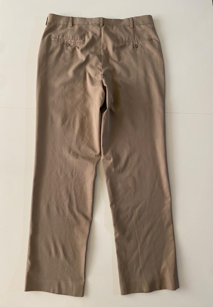Pantalones de vestir beige, Talla 34x32, Hombre