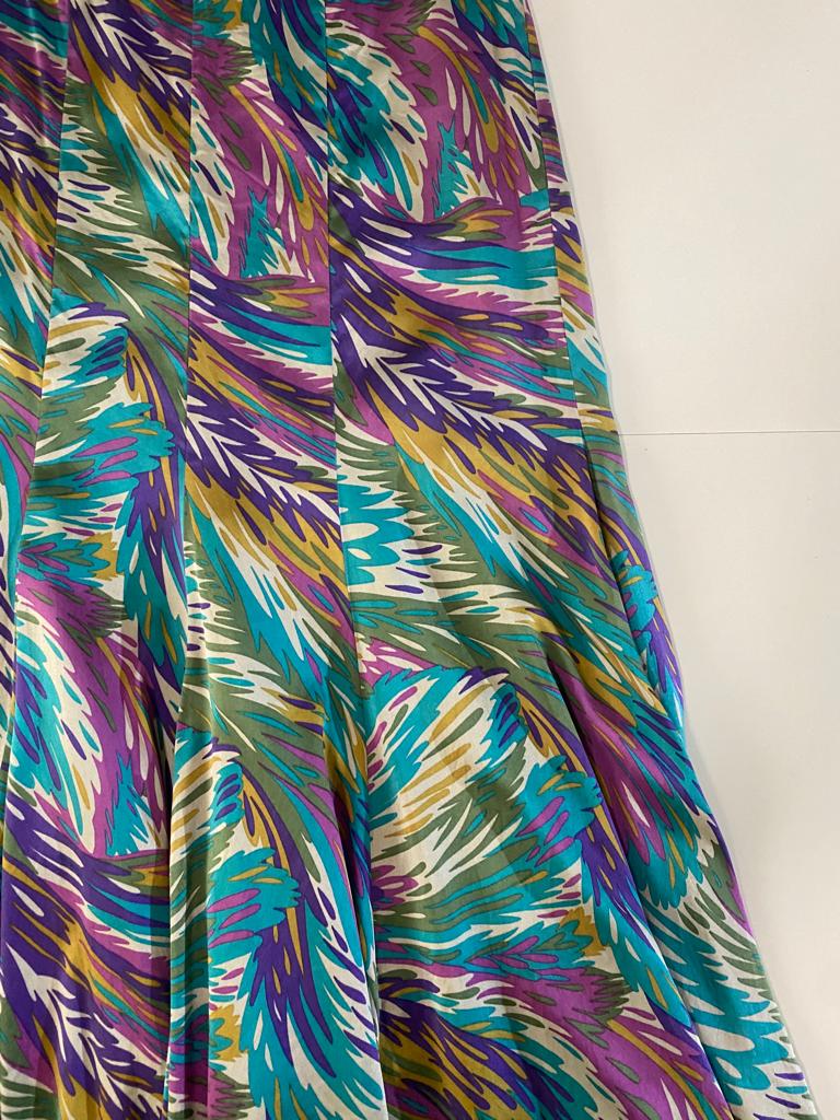 Vestido de fiesta multicolor, Talla 4, Mujer