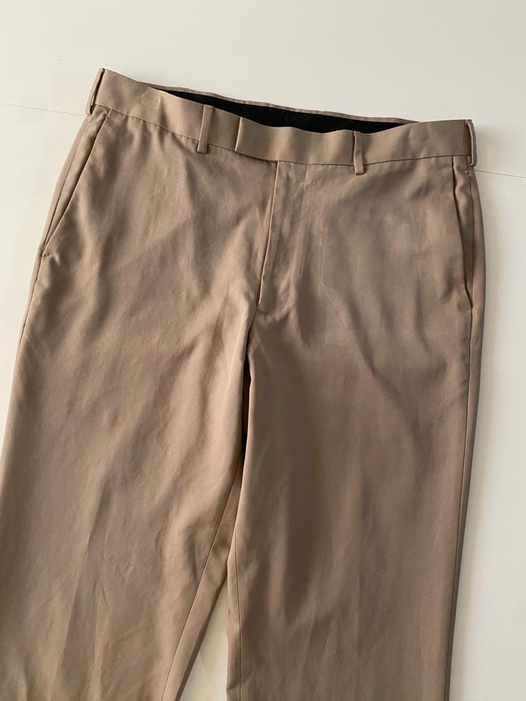 Pantalones de vestir beige, Talla 34x32, Hombre