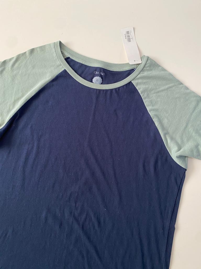 Playera manga raglan, Talla L, Hombre