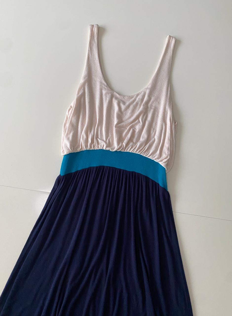 Vestido bicolor, Talla M, Mujer