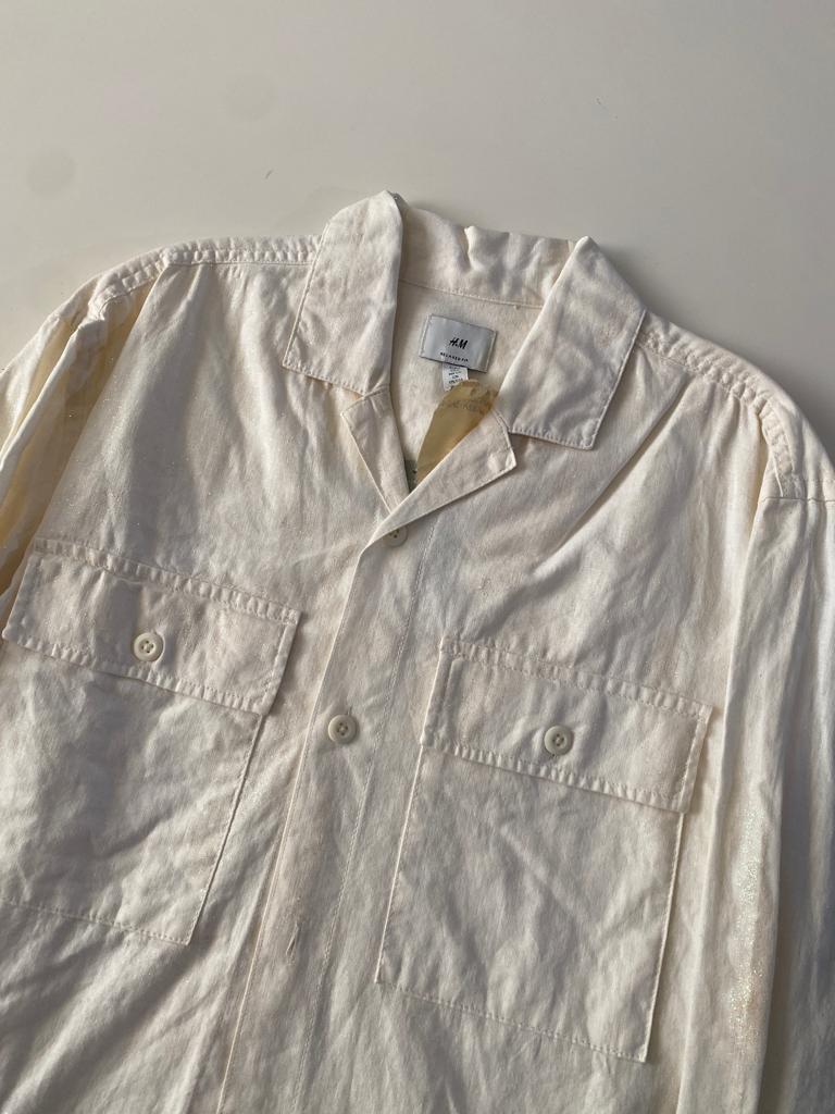 Camisa blanca, Talla S, Hombre