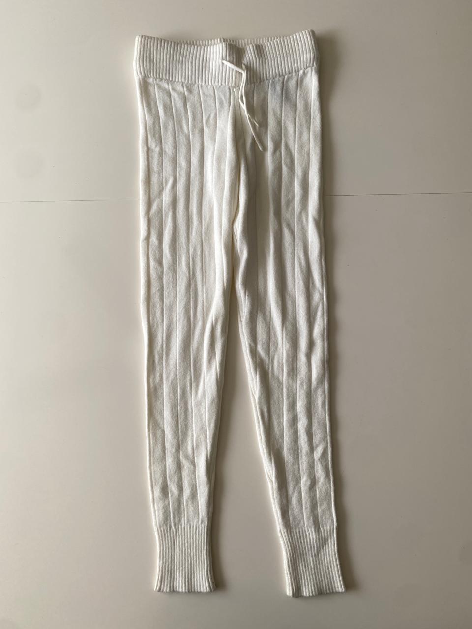 Leggins tejidos acanalados, Talla S, Mujer, J