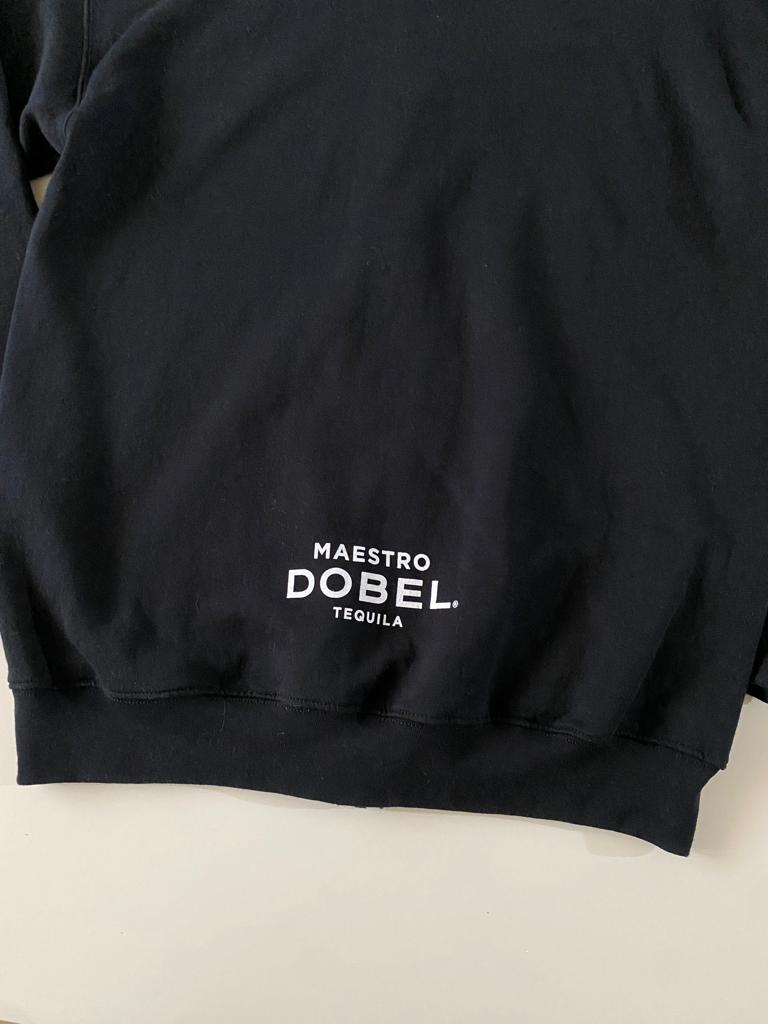 Hoddie negro, Talla M, Hombre