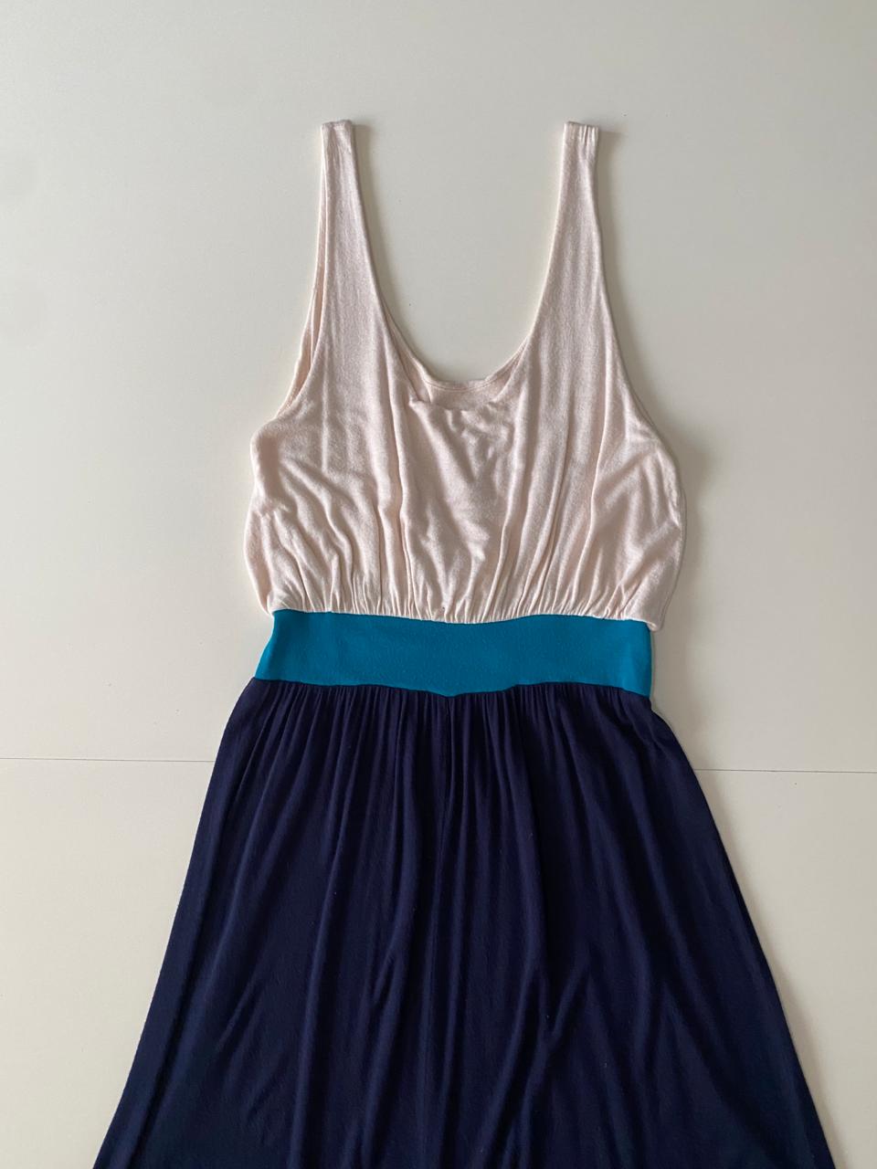 Vestido bicolor, Talla M, Mujer