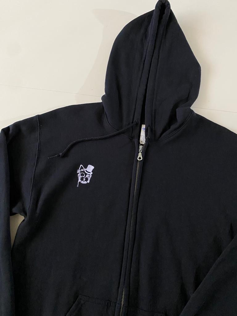 Hoddie negro, Talla M, Hombre