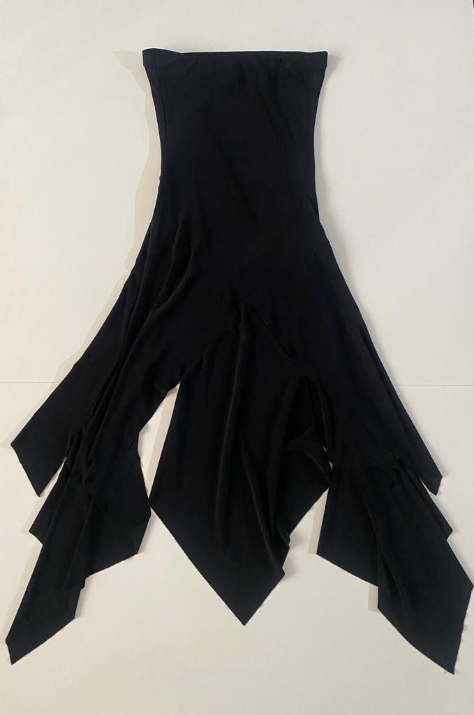 Blusa irregular con cuchillas, Talla M, Mujer