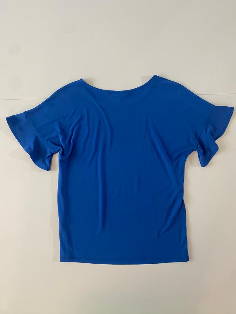 Playera celeste, Talla XS, Mujer