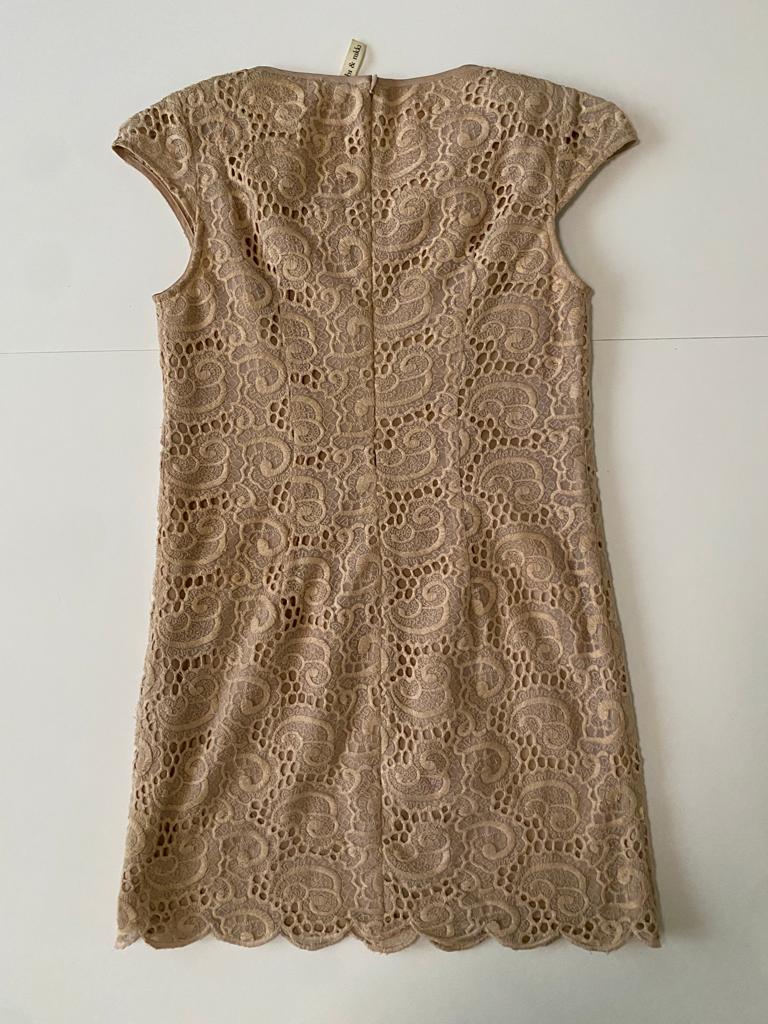Vestido corto de encaje, Talla M, Mujer