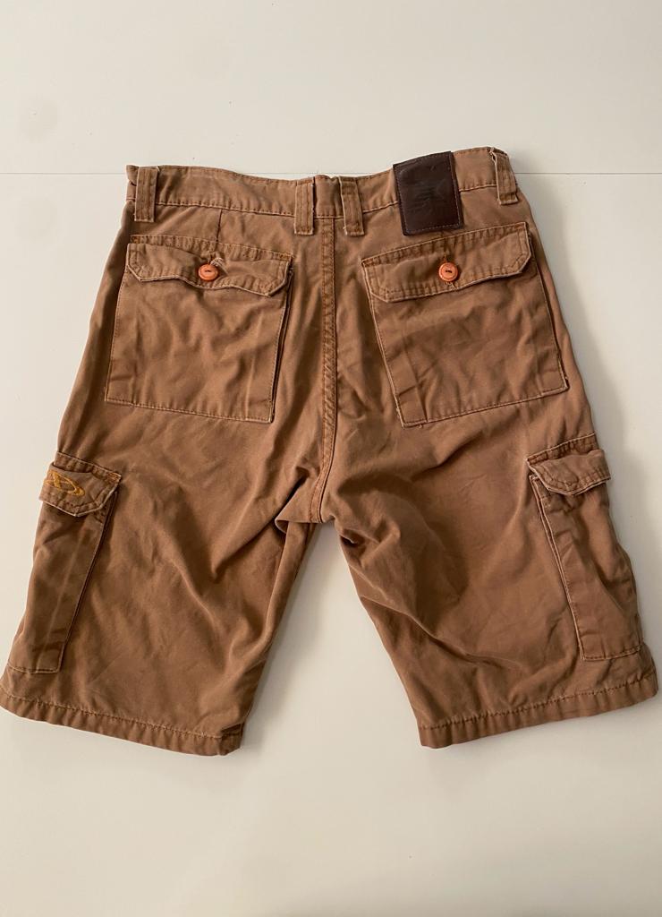 Shorts cargo cafe, Talla 30, Hombre
