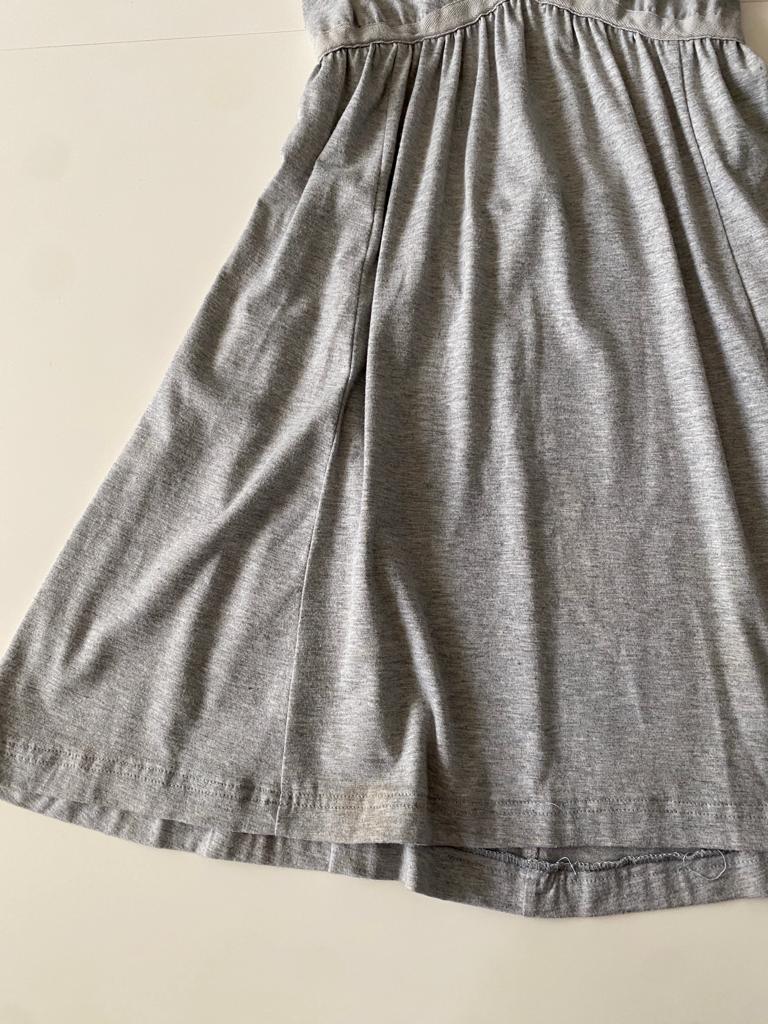 Vestido gris deportivo, Talla XS, Mujer
