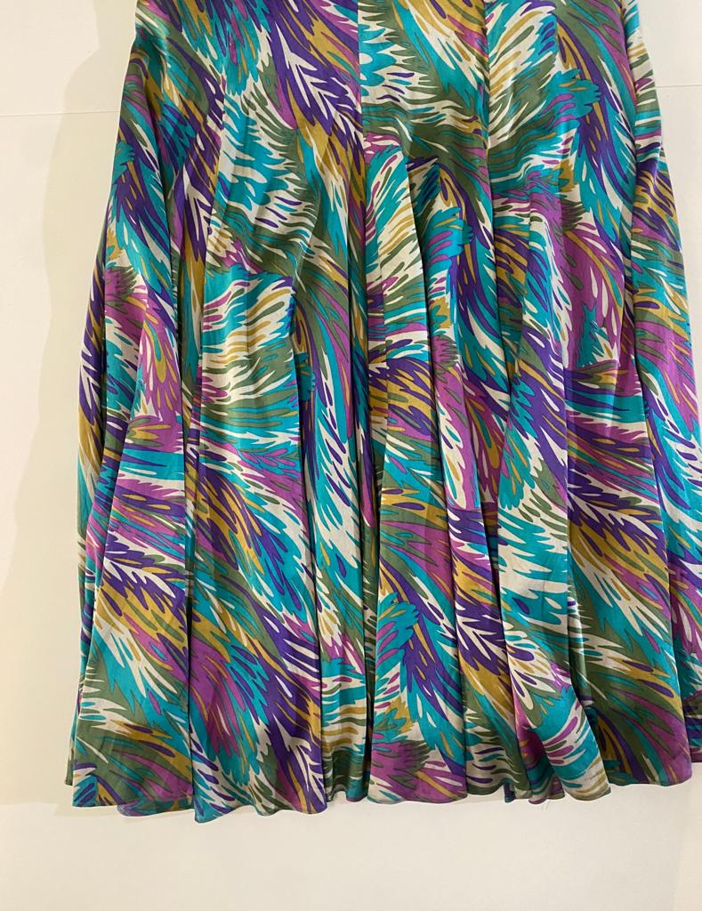 Vestido de fiesta multicolor, Talla 4, Mujer